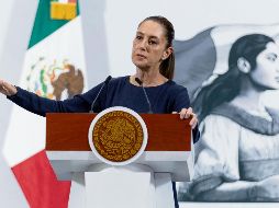 Claudia Sheinbaum rechazó hacer diplomacia con Estados Unidos a través de los medios de comunicación. EL UNIVERSAL