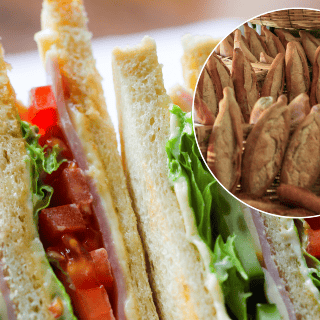 ¿Qué es más saludable comer: un sándwich o una torta?