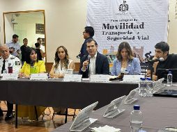 El secretario de Transporte, Diego Monraz, destacó que la ciudad deberá aprovechar las obras que se realicen por la organización de la Copa del Mundo. EL INFORMADOR/ C. Martínez.