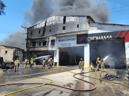 La Semadet activó emergencia atmosférica en aquel municipio debido a las emisiones contaminantes. CORTESÍA/ Unidad Estatal de Protección Civil y Bomberos del Estado .