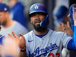 Teoscar Hernández se pierde varias semanas por una distensión en el abductor, afectando la alineación de los Dodgers. AP/M. Stewart