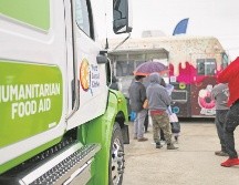 Debido al bloqueo israelí, los puestos de ayuda humanitaria han cerrado. AFP