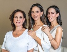 Verónica Salame con Andrea y Fernanda Aparicio. GENTE BIEN JALISCO / T. Duppa