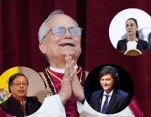 Sheinbaum, Milei y Petro fueron algunos de los madatarios que publicaron en redes sociales. AP / A. TARANTINO / EFE / S. GUTIÉRREZ / ARCHIVO