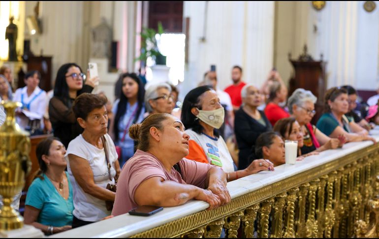 La Catedral de Guadalajara fue, por unas horas, un punto de encuentro entre la fe y la historia. EL INFORMADOR/ H. Figueroa.