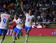 Andrés Montaño celebra su anotación, la segunda de la noche. IMAGO7/D. Muñós