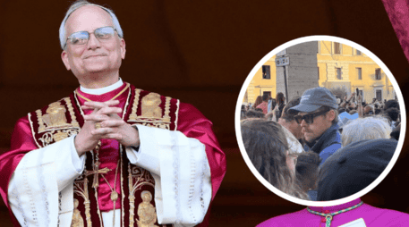 Harry Styles fue captado entre el público en la espera del nuevo Papa. EFE/EPA/ETTORE FERRARI