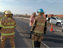 Las personas lesionadas fueron trasladadas a recibir atención médica a puntos médicos de la zona. CORTESÍA.