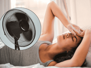 Aunque no se recomienda dejarlo encendido toda la noche, el ventilador se puede utilizar durante algunas horas para disminuir la sensación de calor. ESPECIAL