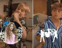 los hijos de la cantante colombiana Shakira: Milan y Sasha, recientemente debutaron en la música con la canción “The One”. EFE/ ARCHIVO/ YOUTUBE/ @LetItBeatMusicAcademy