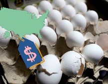 La cifra de abril es un 79 % más alta que en el mismo mes del año anterior, cuando el precio promediaba 2.86 dólares por docena. AP / ARCHIVO