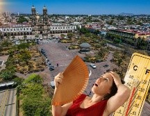 los periodos de calor tienen que ver con el aumento de casos de enfermedades estomacales, quemaduras solares, insolación y deshidratación. ESPECIAL / EL INFORMADOR y CANVA