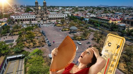 los periodos de calor tienen que ver con el aumento de casos de enfermedades estomacales, quemaduras solares, insolación y deshidratación. ESPECIAL / EL INFORMADOR y CANVA