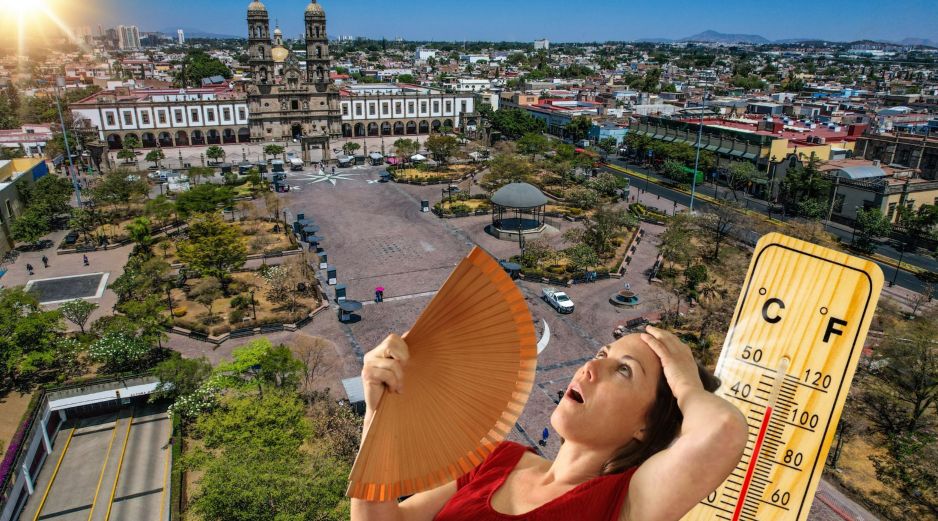 los periodos de calor tienen que ver con el aumento de casos de enfermedades estomacales, quemaduras solares, insolación y deshidratación. ESPECIAL / EL INFORMADOR y CANVA