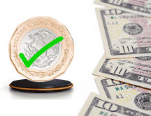 Peso mexicano cierra la jornada con una ganancia del 1.19%. CANVA