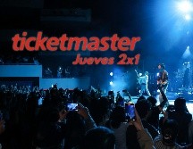 Lista completa de conciertos que están al 2x1 en Ticketmaster hoy jueves 15 de mayo. EL INFORMADOR / ARCHIVO