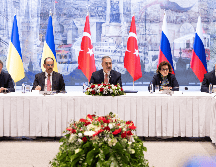 Delegaciones rusa y ucraniana se dieron cita en Turquía para negociar con la ausencia de sus principales mandatarios. EFE / EPA / TURKISH FOREIGN MINISTER OFFICE