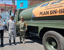 La alcaldesa de San Pedro Tlaquepaque, Laura Imelda Pérez Segura agradeció la coordinación que han logrado entre el municipio, la Sedena y la Guardia Nacional. CORTESÍA.