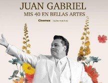 El concierto de Juan Gabriel estará en las salas de Cinemex este mayo. Cinemex/ESPECIAL