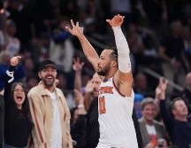 Jalen Brunson fue uno de los artífices de la victoria de los Knicks de Nueva York. AP/F. Franklin