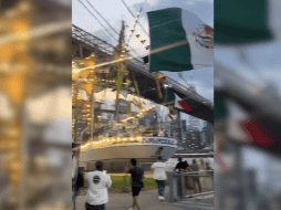 El incidente impidió momentáneamente la continuación del crucero de instrucción. ESPECIAL.