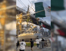 El incidente impidió momentáneamente la continuación del crucero de instrucción. ESPECIAL.