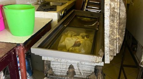 Ataúdes eran usados como hieleras. X/AlessandraRdlv