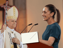 Durante la misa del inicio del pontificado, la secretaria de Gobernación, Rosa Icela Rodríguez, entregó al Papa León XIV la carta invitación para que visite México. EFE/Presidencia de México EFE/Dicasterio para la Comunicación del Vaticano /E. Trevisan