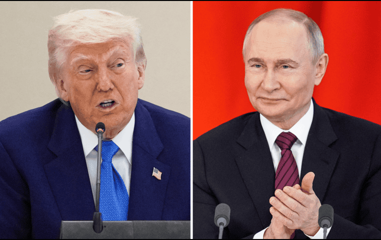 El presidente de Estados Unidos, Donald Trump, y el mandatario ruso, Vladímir Putin, en una imagen combinada de archivo. AP / ARCHIVO