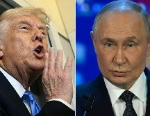 Donald Trump dijo en su plataforma Truth Social que la llamada con Vladímir Putin duró dos horas. AFP