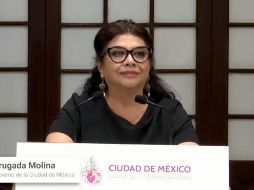 Brugada también agradeció el apoyo de la Presidenta claudia Sheinbaum y de su gabinete. ESPECIAL