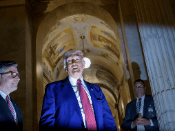 Trump cifra en 175.000 millones el costo total de su 'cúpula dorada' para proteger el país. AP Foto/R. Lamkey, Jr.