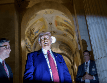 Trump cifra en 175.000 millones el costo total de su 'cúpula dorada' para proteger el país. AP Foto/R. Lamkey, Jr.