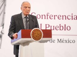 Gertz Manero detalló que los camiones fueron utilizados en los Estados de Tamaulipas y en Baja California. SUN/ A. Sánchez.