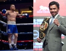 El filipino salió en defensa del mexicano ante los comentarios negativos sobre su carrera. INSTAGRAM/ @canelo. AFP/ ARCHIVO.