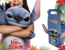 Las palomitas tendrán el color azul característico del propio Stitch. Cinépolis/ESPECIAL