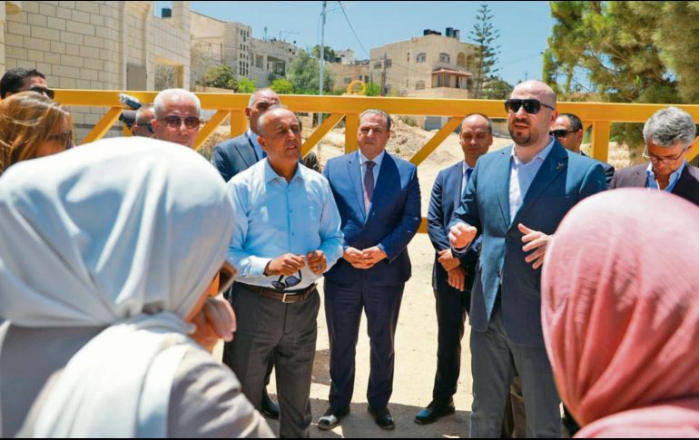 Había diplomáticos de 27 países en la delegación atacada por el Ejército israelí. EFE