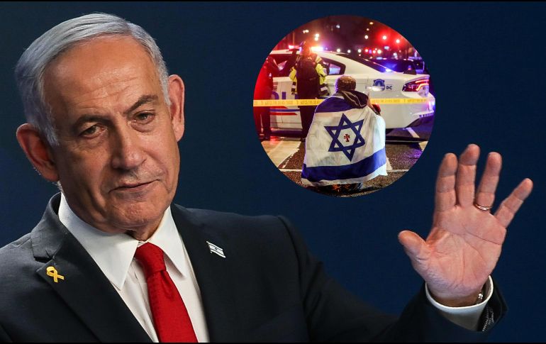 Netanyahu dio su opinión con respecto al ataque encontra de dos empleados de la embajada israelí en Estados Unidos. EFE / EPA / RONEN ZVULUN
