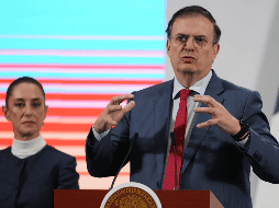 El secretario mexicano de Economía, Marcelo Ebrard, anuncia estas cifras en medio de la guerra comercial con Estados Unidos, cuando el gigante comercial ha impuesto aranceles al mercado internacional. AP / M. Ugarte