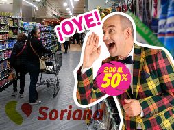 Esta es la lista de productos que puedes comprar con la oferta de 2do a mitad de precio por el Julio Regalado de Soriana. EL INFORMADOR / ARCHIVO