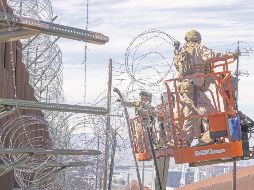 La Unión Americana refuerza la seguridad con presencia castrense. AFP