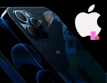 Donald Trump amenazó con imponer un arancel a Apple hoy por la mañana a través de Truth Social. EFE / ARCHIVO