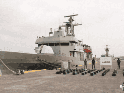 Este aseguramiento supone una afectación económica a la delincuencia organizada de 310 millones 409 mil 375 pesos, según Harfuch. ESPECIAL/Secretaría de Marina