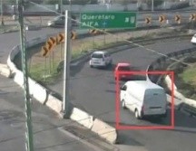 El vehículo, con placas sobrepuestas de una Trax, hizo un recorrido ida y vuelta. ESPECIAL