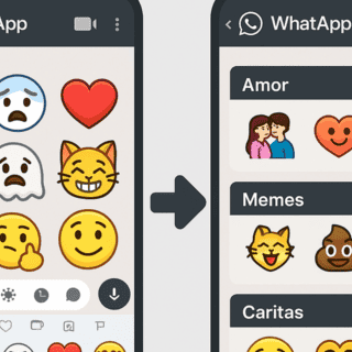 Organiza tus stickers de WhatsApp con esta nueva función