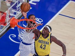Pascal Siakam. El camerunés fue la gran figura por los vencedores. EFE/J. Lane