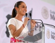 La presidenta Claudia Sheinbaum llamó a los manifestantes a respetar la asamblea e impulsó una votación a mano alzada. EFE/ Presidencia de México.