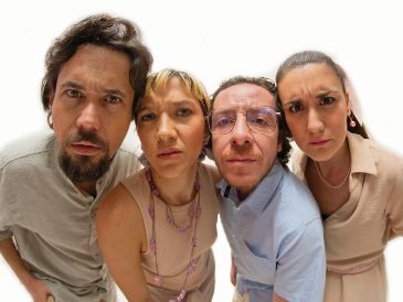 Elenco del montaje “Toda persona vista de cerca es un monstruo”. CORTESÍA