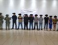 También aseguraron armas y equipo táctico en la colonia Guaymas Norte, municipio de Guaymas. ESPECIAL