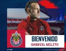 Milito será el décimo estratega argentino que esté al frente del Rebaño Sagrado. X/ @Chivas